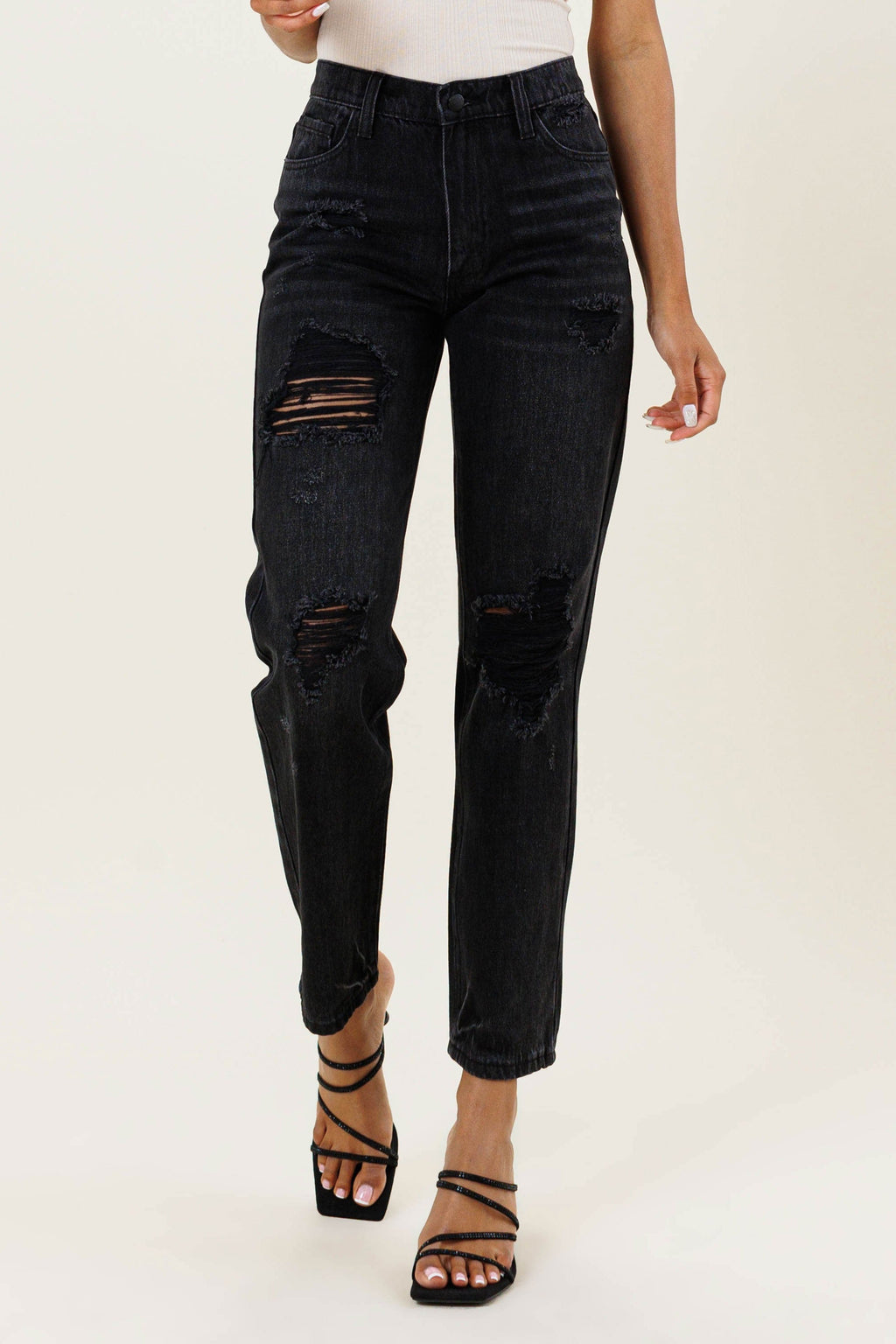 When The Sun Goes Down Straight Leg Jeans | gussieduponline