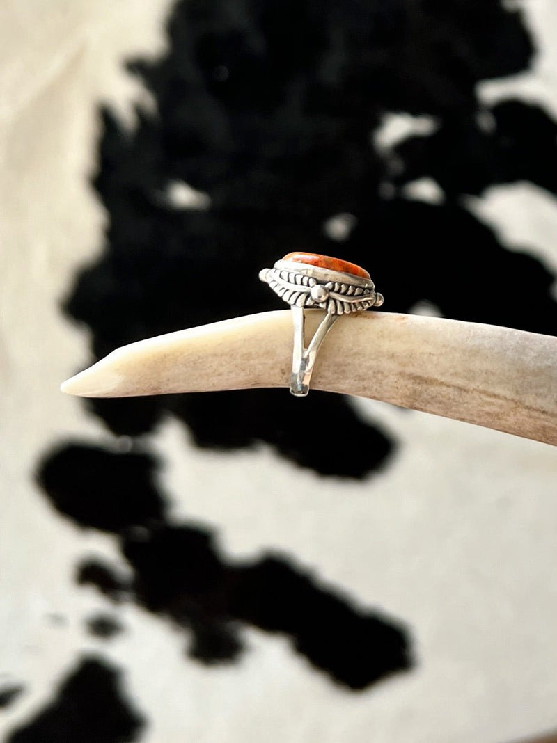 Western Sunset Navajo Sterling Silver Ring | gussieduponline