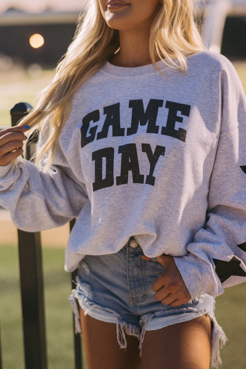 GAME DAY Star Sweatshirt | gussieduponline