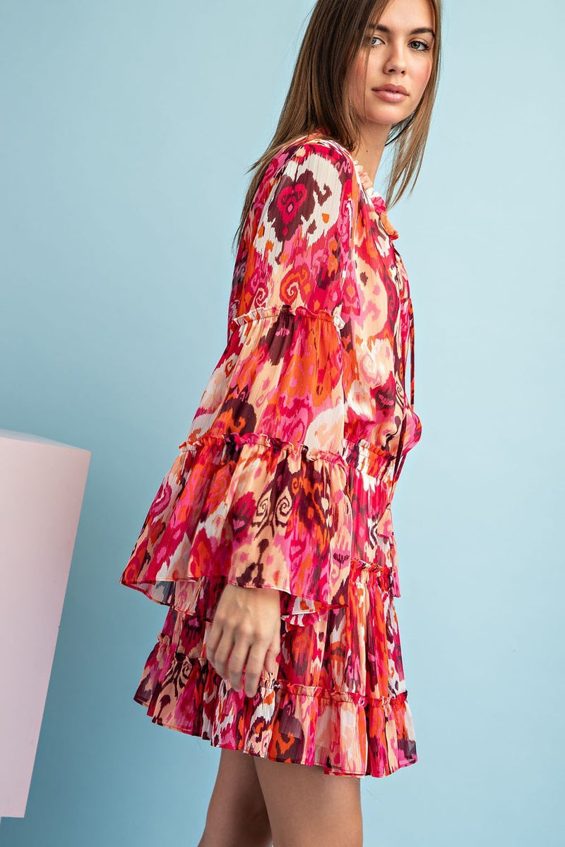Pink Southern Bell Mini Dress | gussieduponline