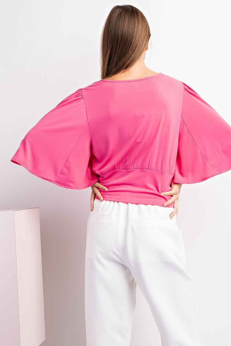 Pink Sassy Bell Top | gussieduponline