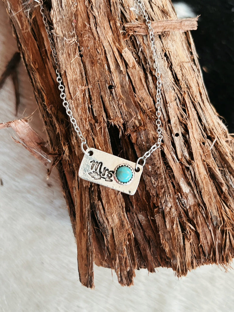 Mrs. Turquoise Necklace | gussieduponline