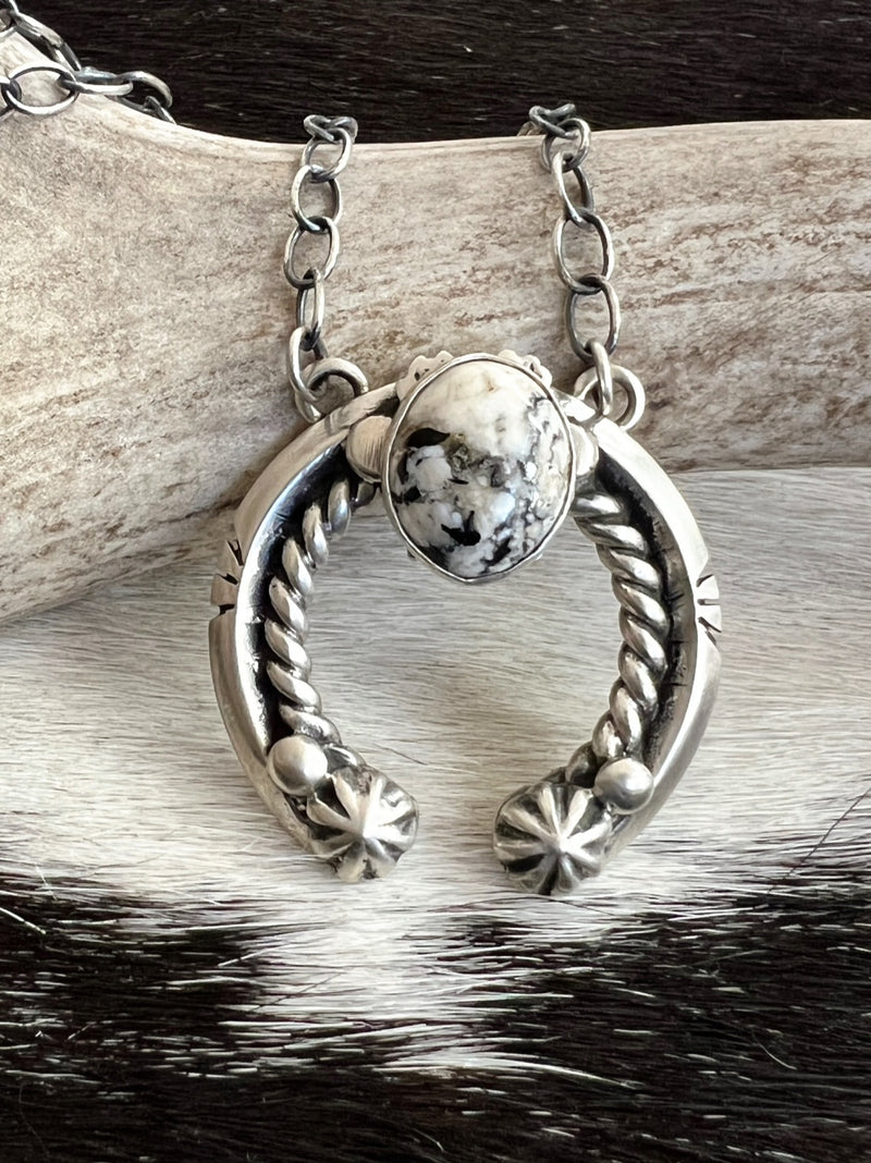 Hozho Natasha Navajo Sterling Silver Necklace