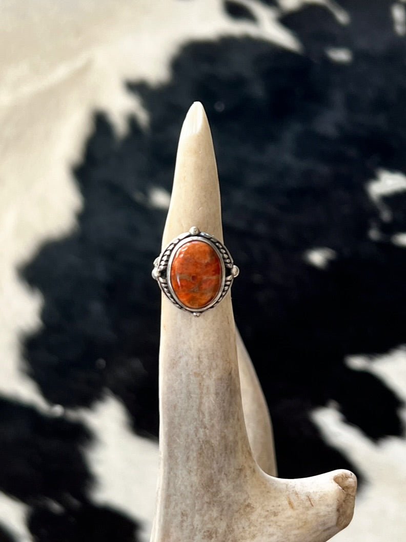 Western Sunset Navajo Sterling Silver Ring | gussieduponline