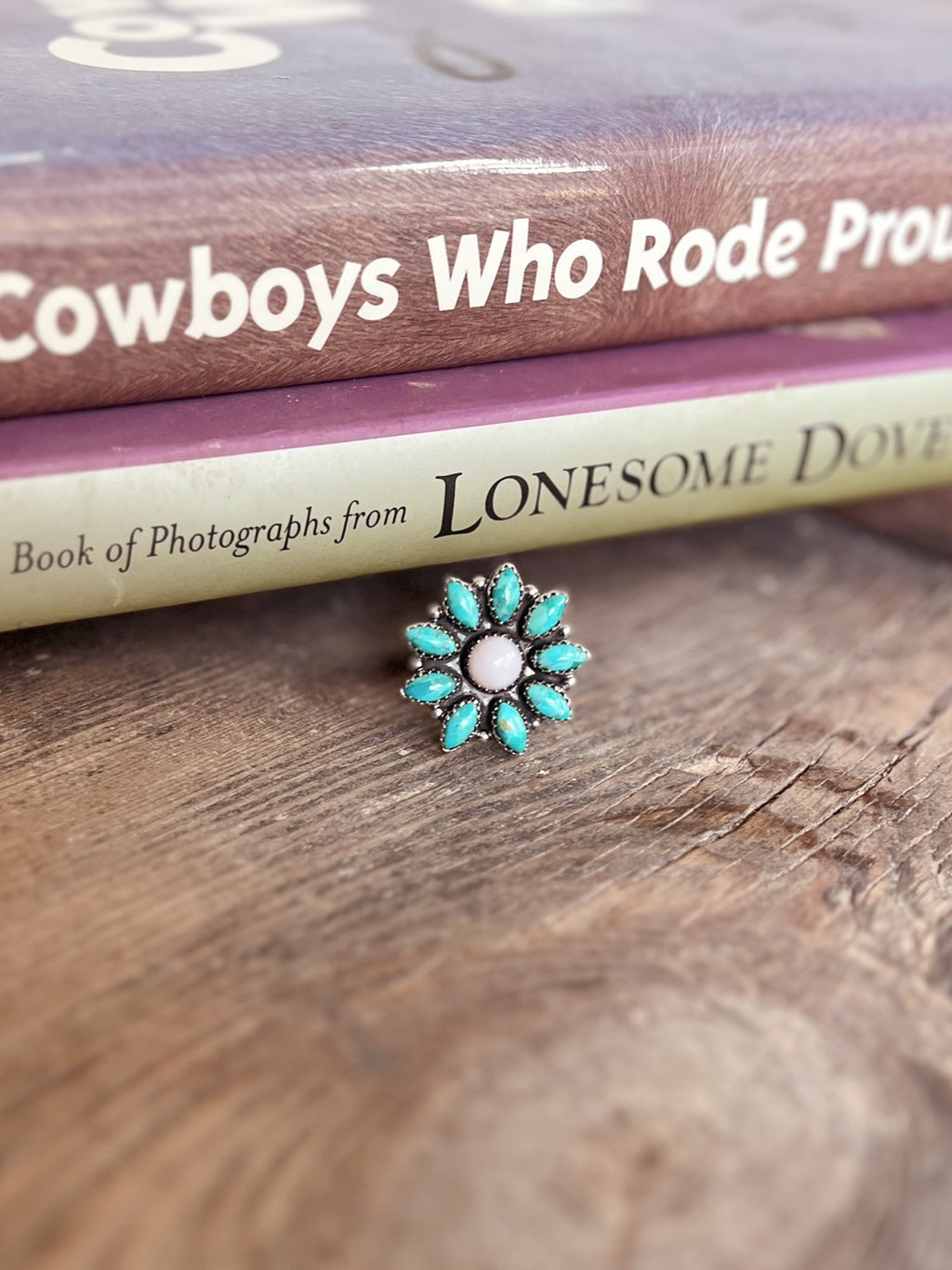 Goddess Flower Garden Adjustable Navajo Sterling Silver Ring