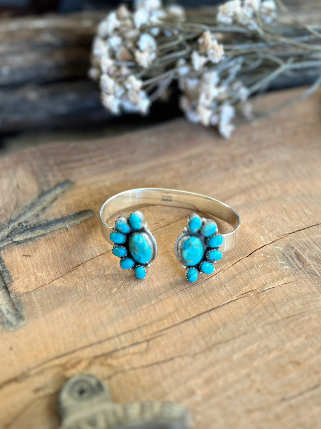 7 To Heaven Turquoise Cuff Bracelet | gussieduponline