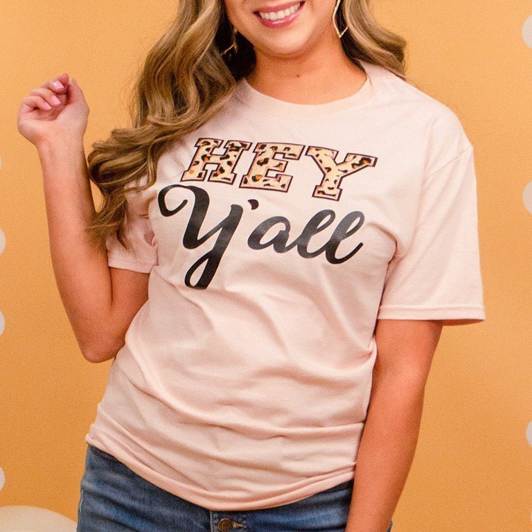 Hey Y'all Chenille T-shirt | gussieduponline