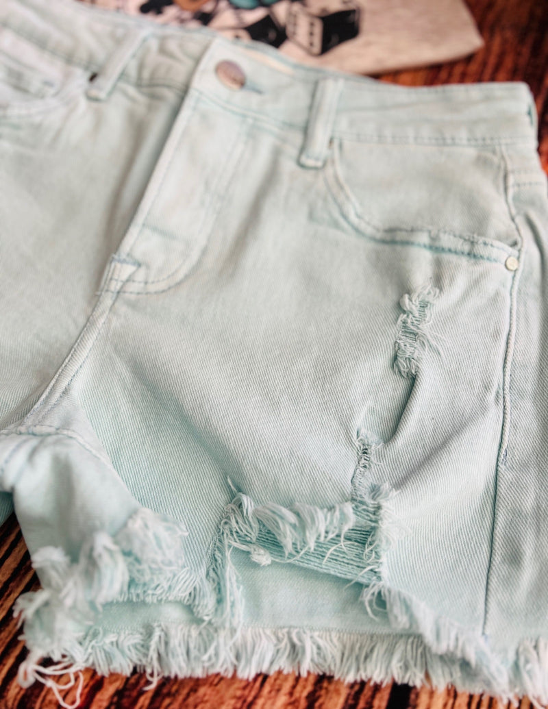 Mint to Be Light Shorts | gussieduponline