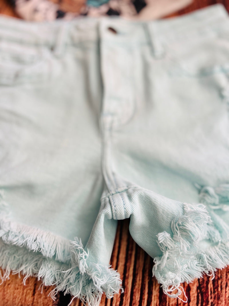 Mint to Be Light Shorts | gussieduponline