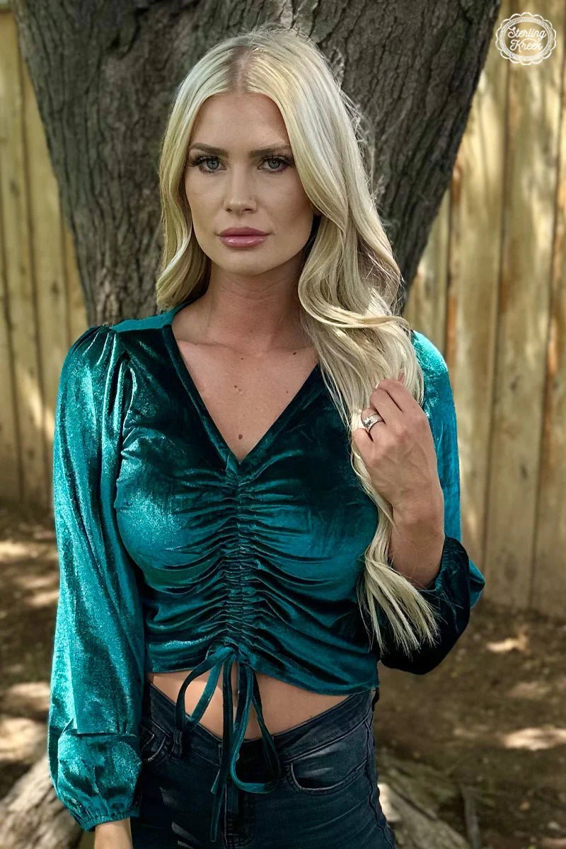 Texas Twist Emerald Top | gussieduponline