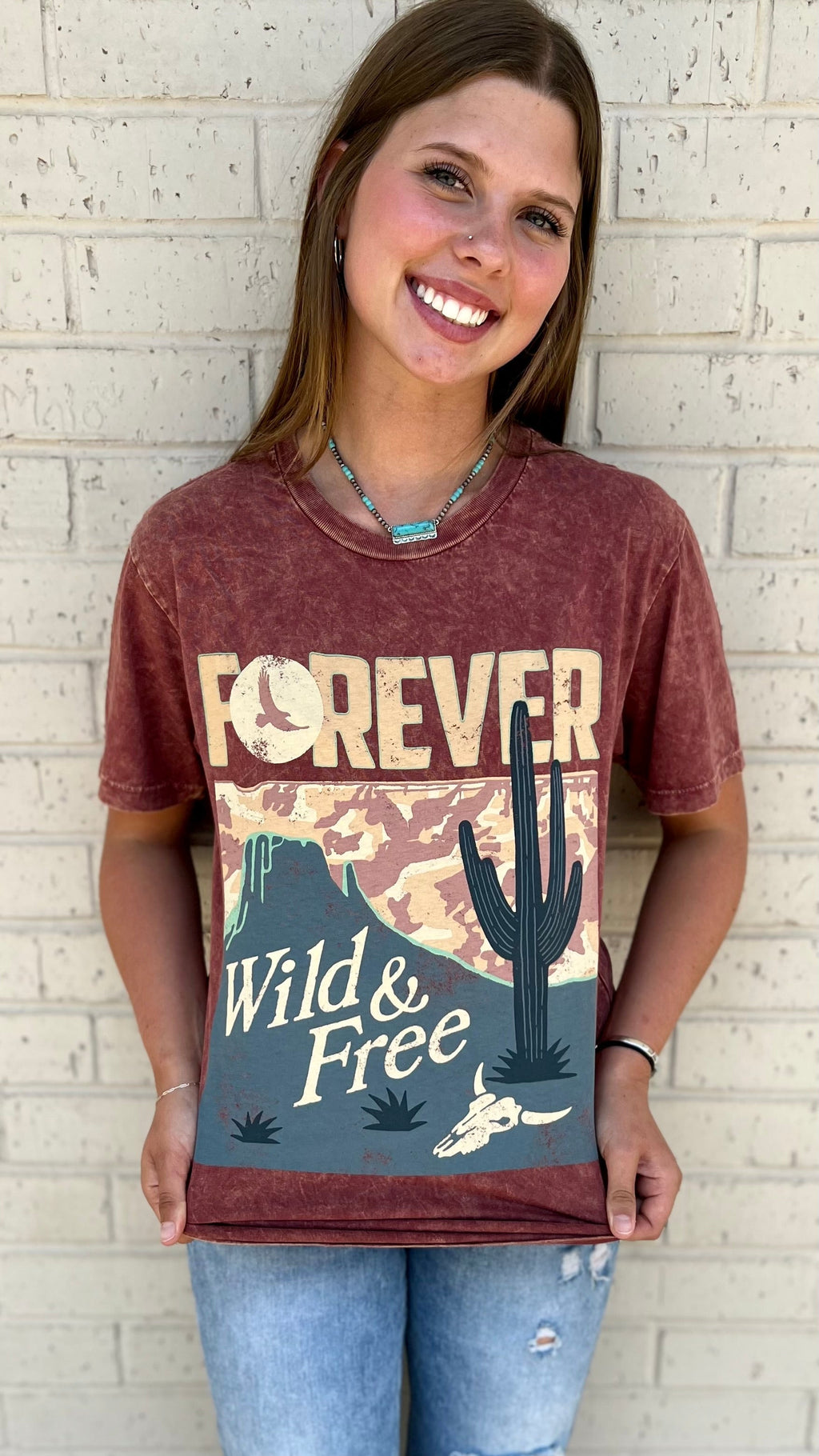 Forever Wild And Free Tee | gussieduponline