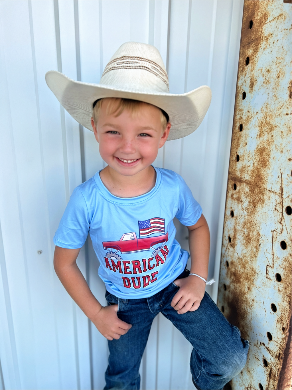 KIDS American Dude Truck Shirt* | gussieduponline