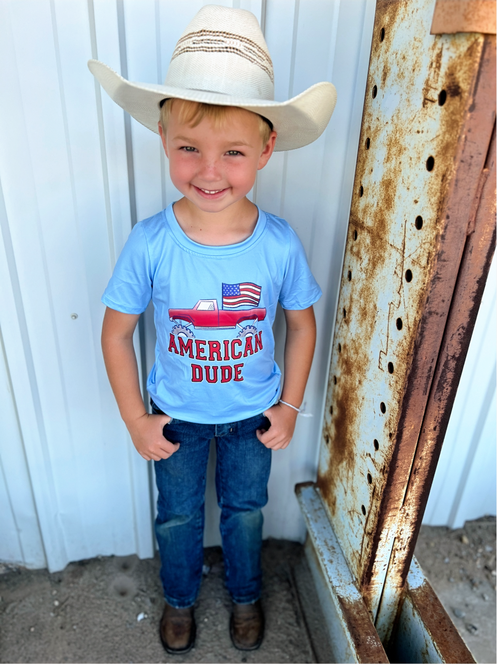 KIDS American Dude Truck Shirt* | gussieduponline