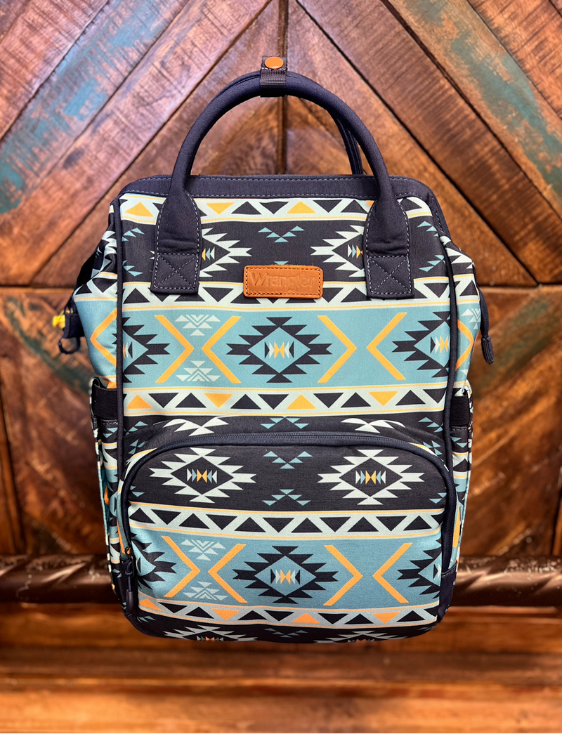 The Original Wrangler Diaper Bag -Navy & Blue | gussieduponline