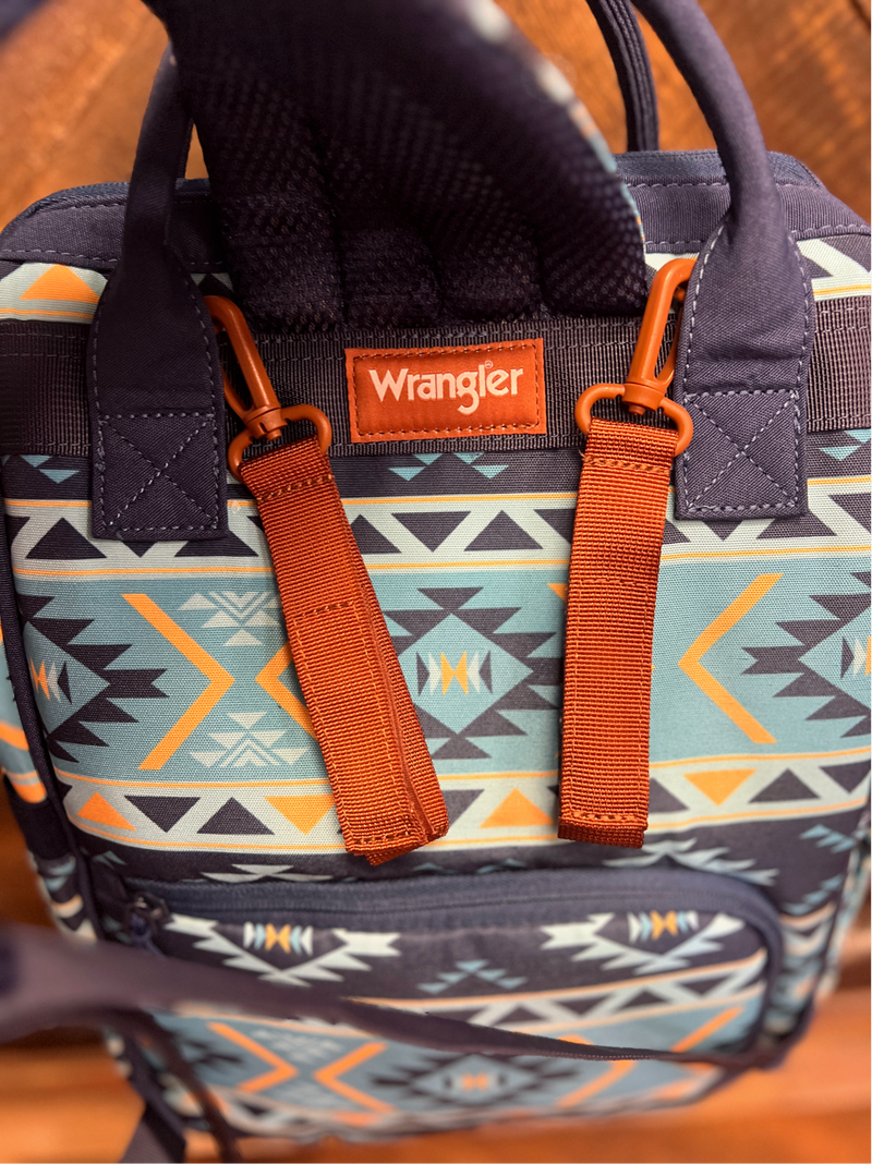 The Original Wrangler Diaper Bag -Navy & Blue | gussieduponline