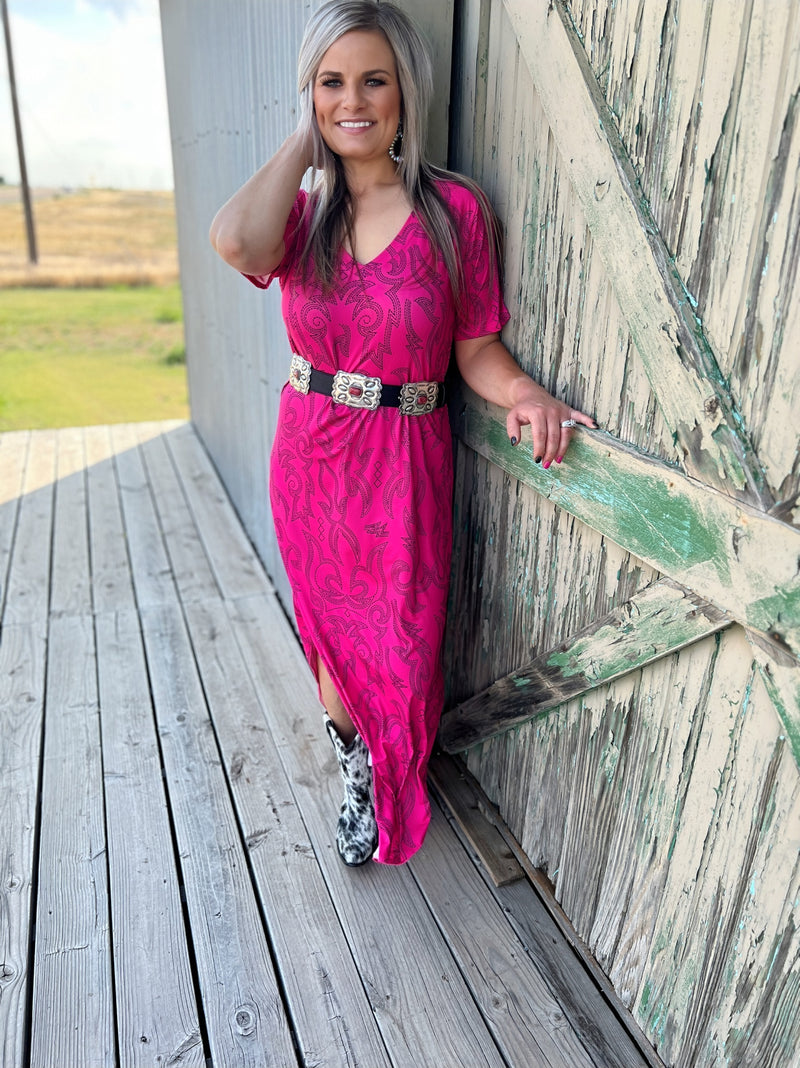 Sterling Kreek Cowgirls Like Us Maxi Dress | gussieduponline