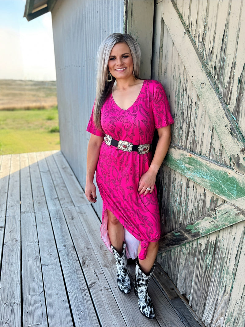 Sterling Kreek Cowgirls Like Us Maxi Dress | gussieduponline