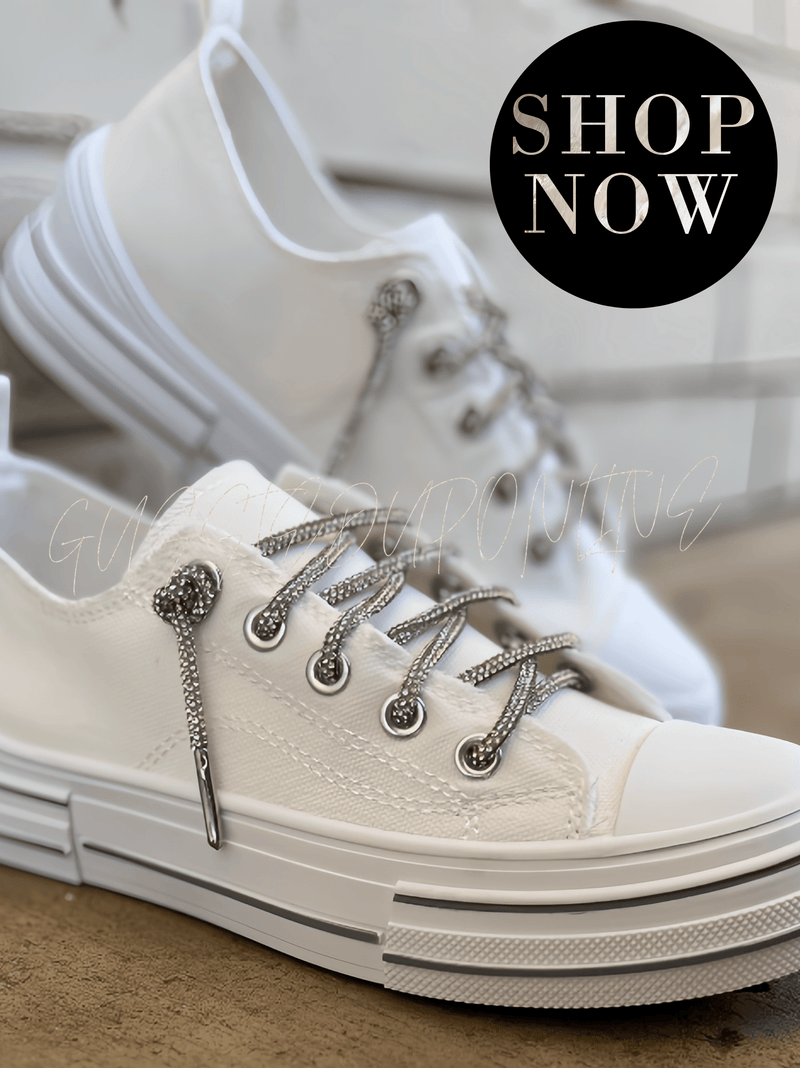 Can I Get An Aman White Sneakers | gussieduponline