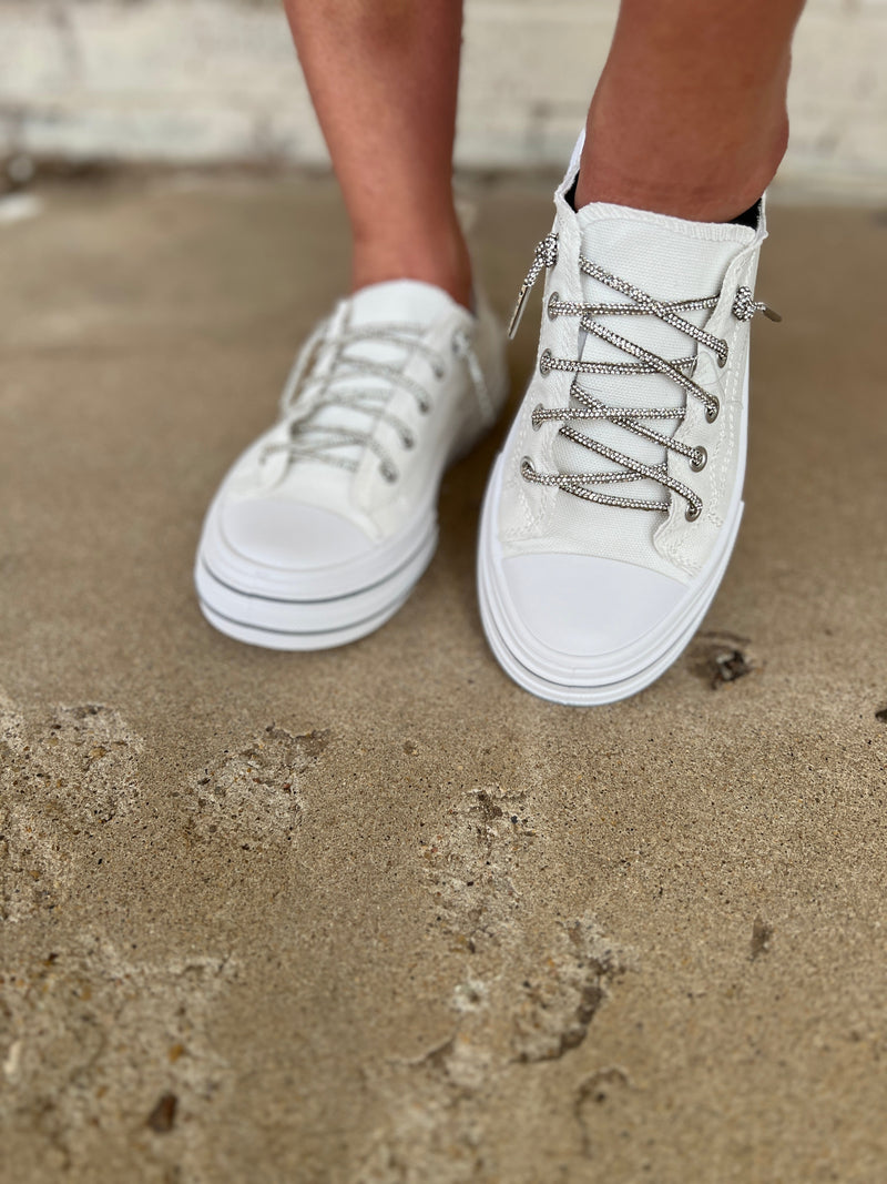 Can I Get An Aman White Sneakers | gussieduponline