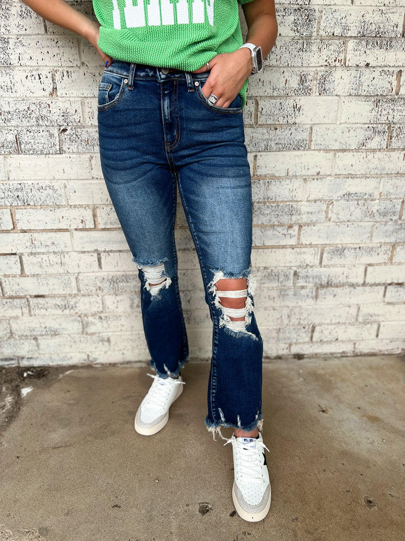 Rough and Tumble Distressed Jeans | gussieduponline