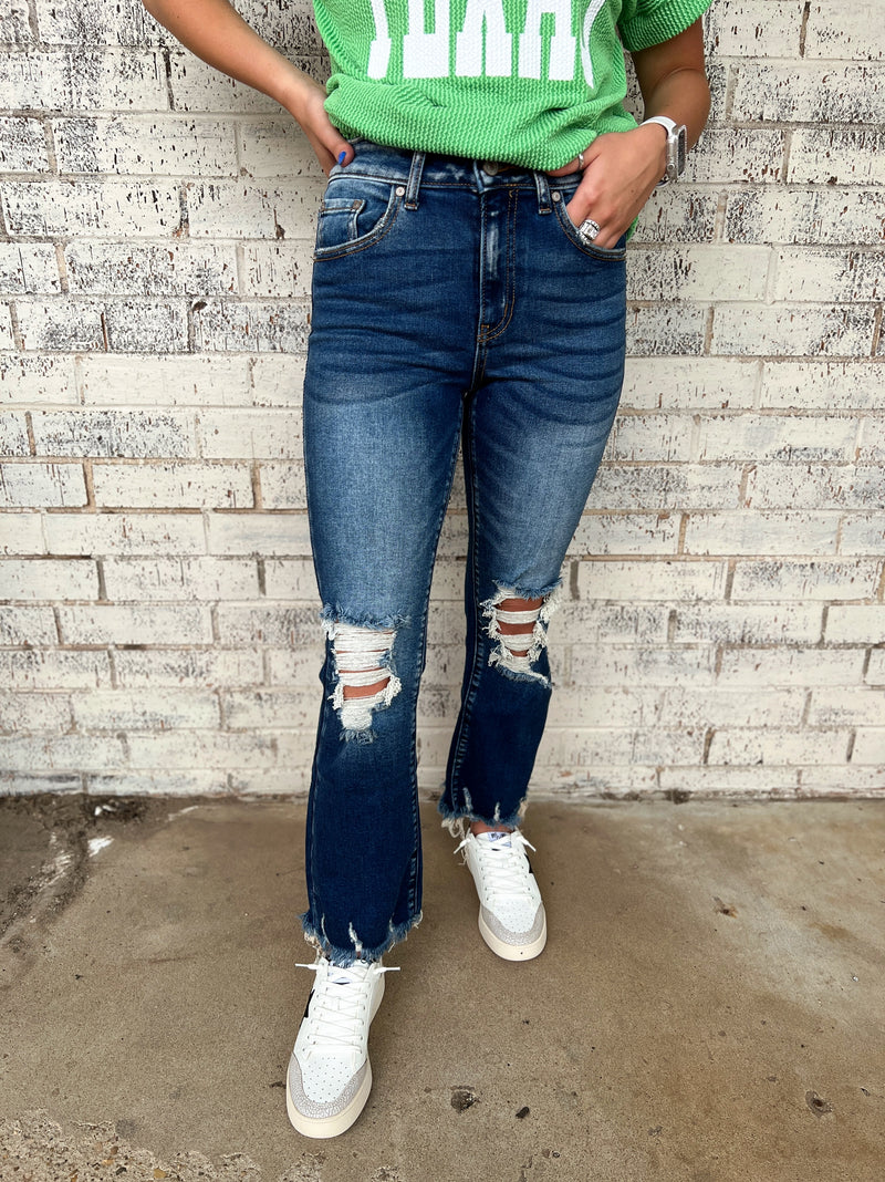 Rough and Tumble Distressed Jeans | gussieduponline