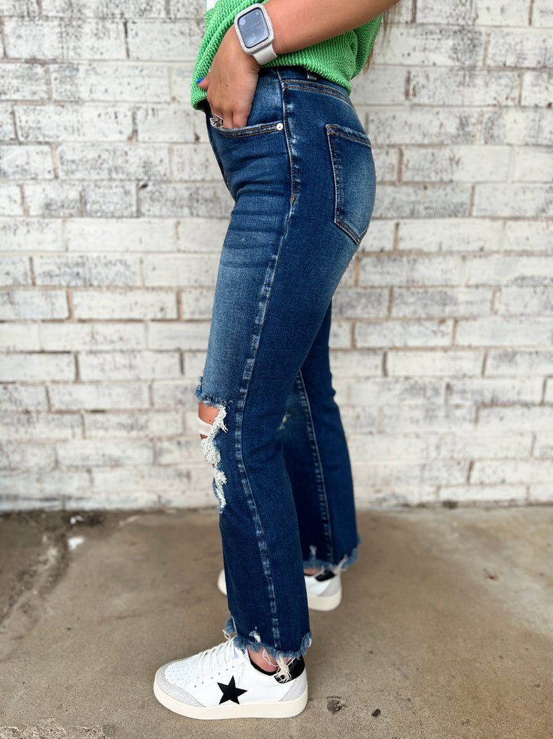 Rough and Tumble Distressed Jeans | gussieduponline