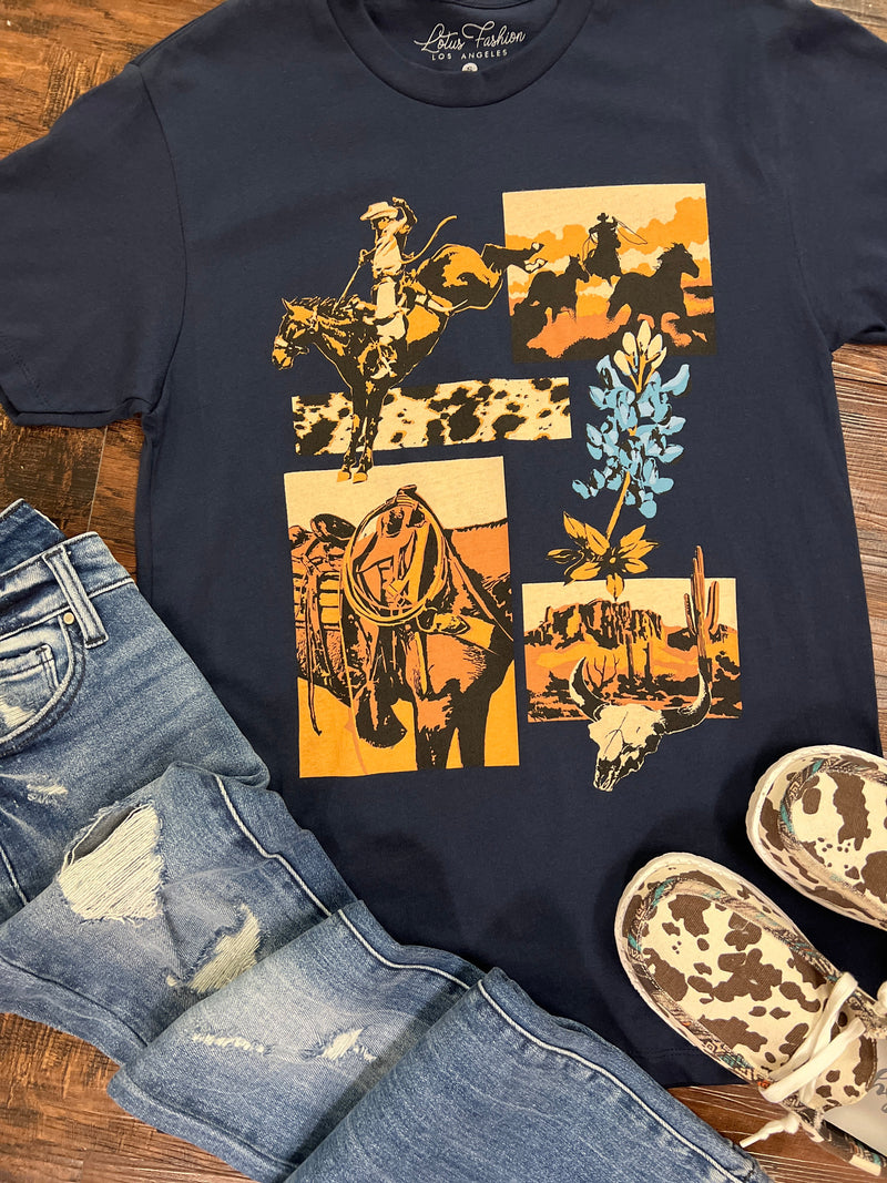 Western Wonders Graphic Tee | gussieduponline