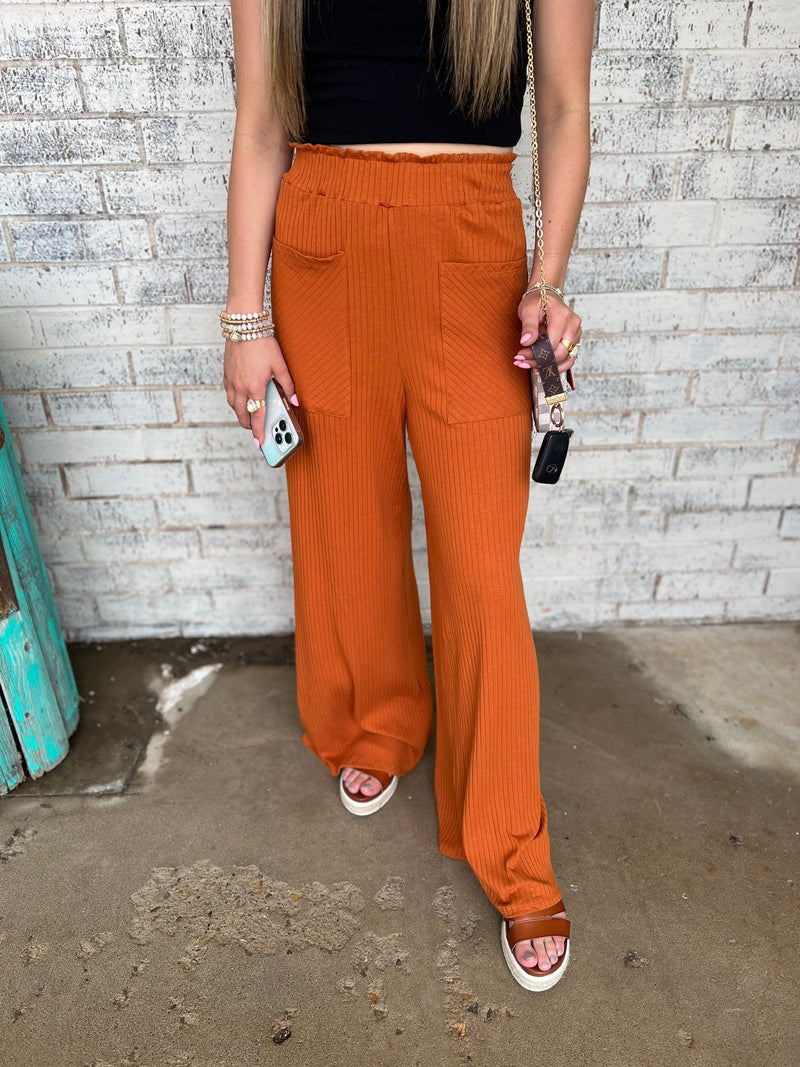 Happy Days Pants-Rust | gussieduponline