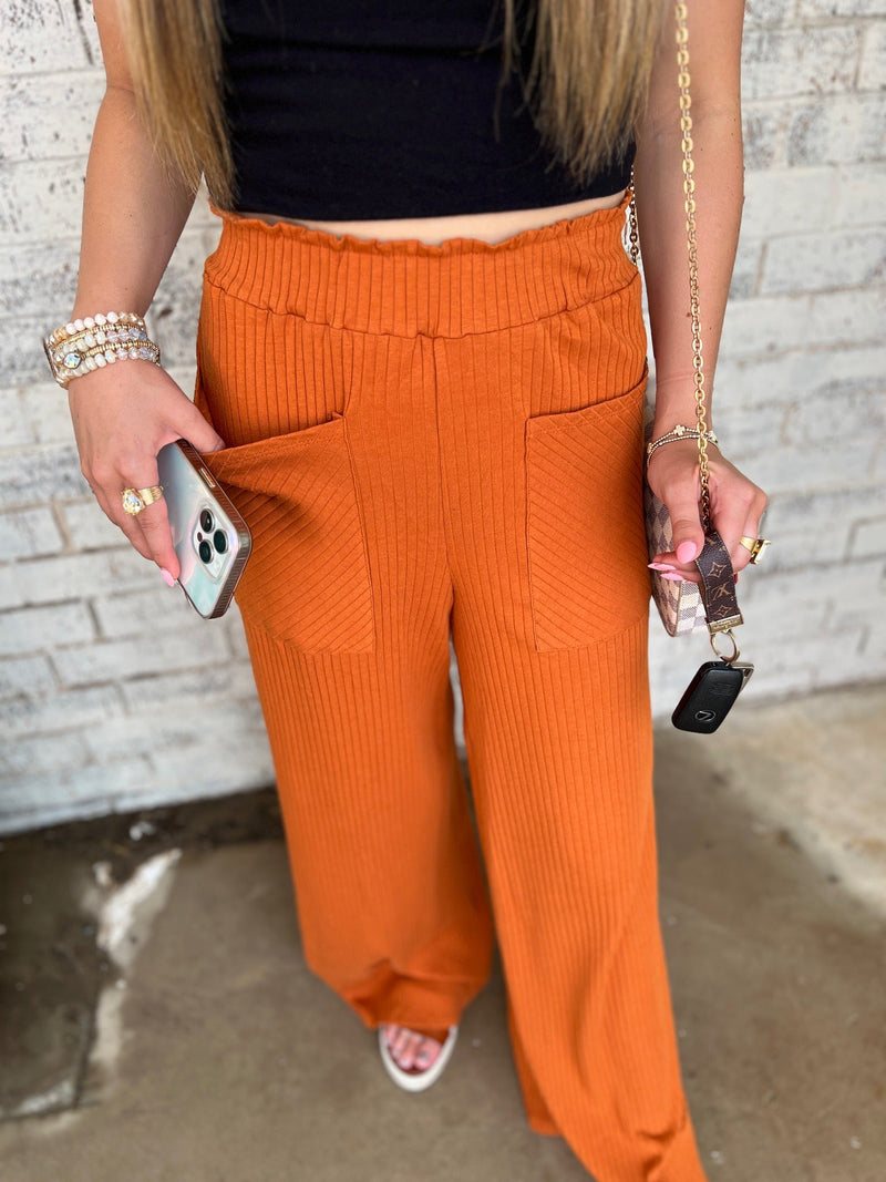 Happy Days Pants-Rust | gussieduponline