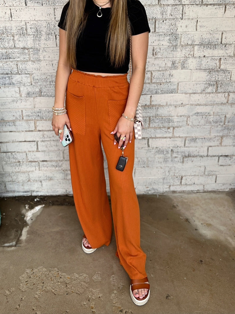 Happy Days Pants-Rust | gussieduponline