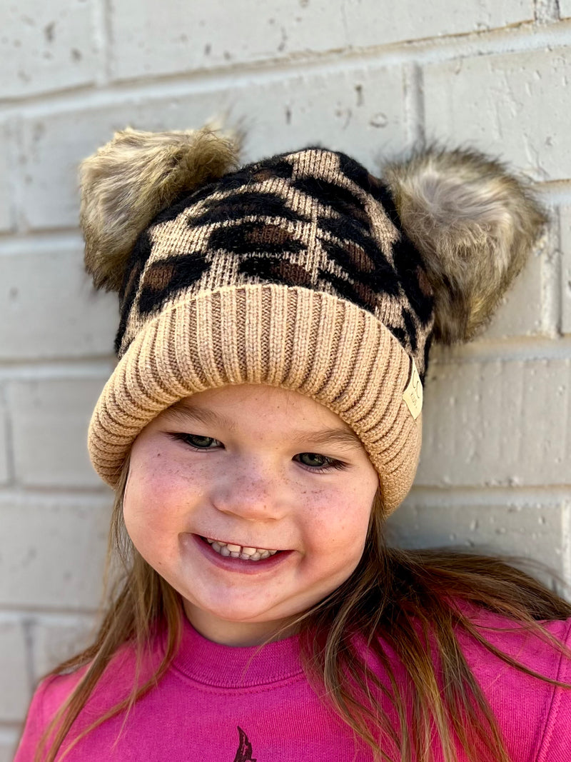 Sassy Double Pom-Pom Beanie - Kid's/Baby* | gussieduponline