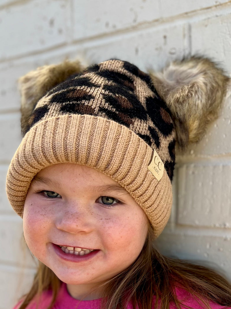 Sassy Double Pom-Pom Beanie - Kid's/Baby* | gussieduponline