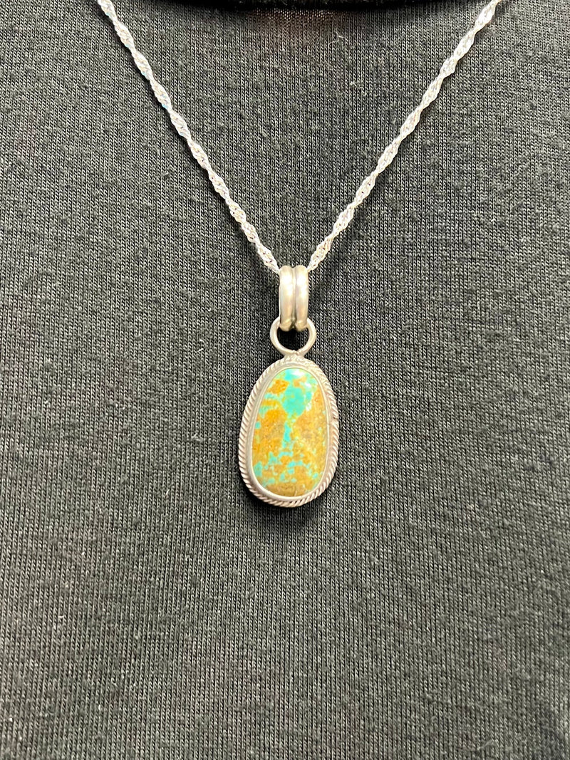 Just A Dallop of Turquoise Pendant | gussieduponline