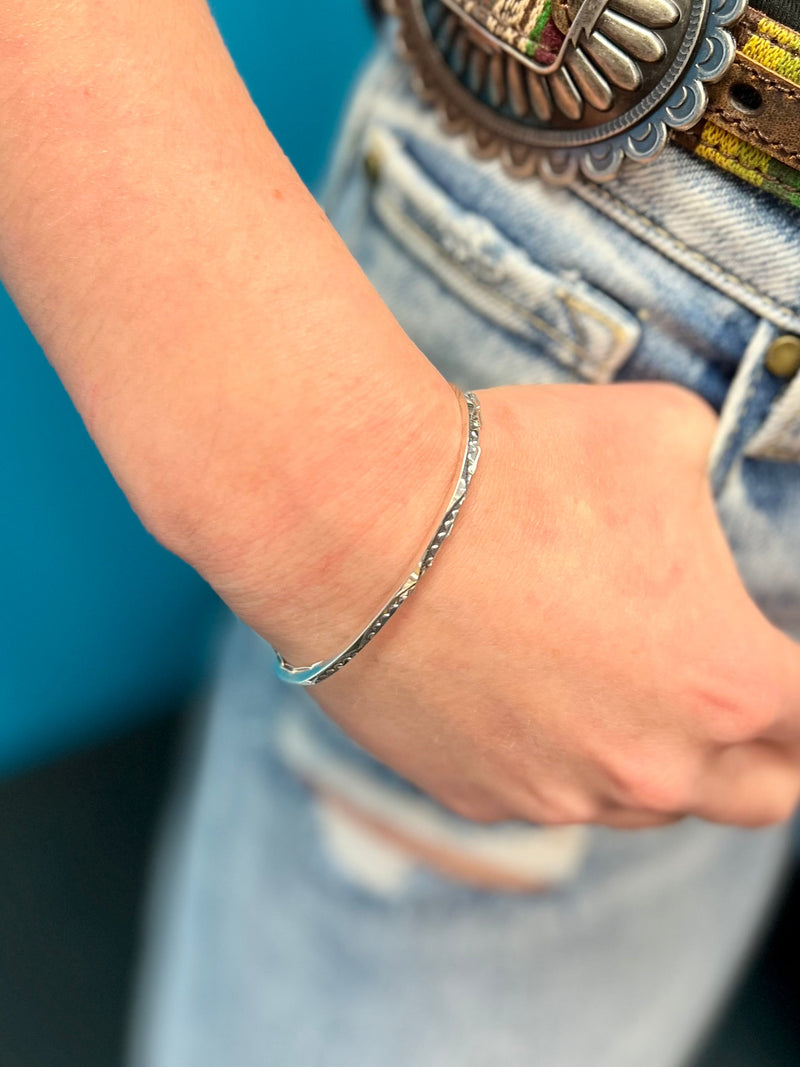 She's A Ten Sterling Cuff Bracelet | gussieduponline