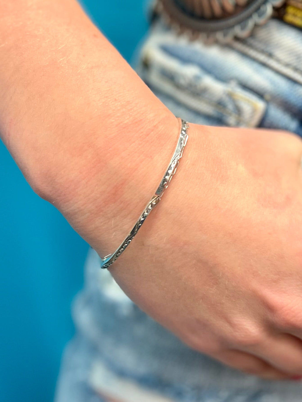 She's A Ten Sterling Cuff Bracelet | gussieduponline