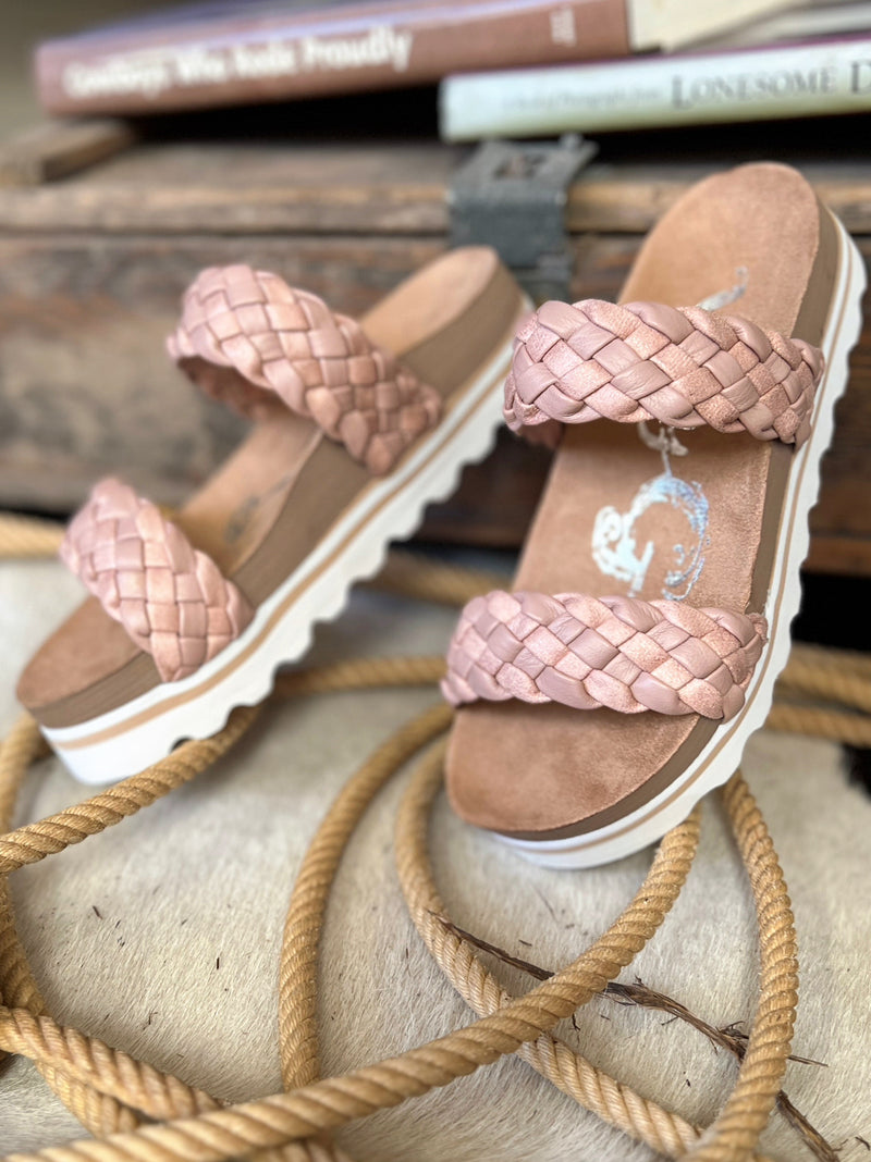 Braidon Has Me Blushin' Platform Sandals | gussieduponline