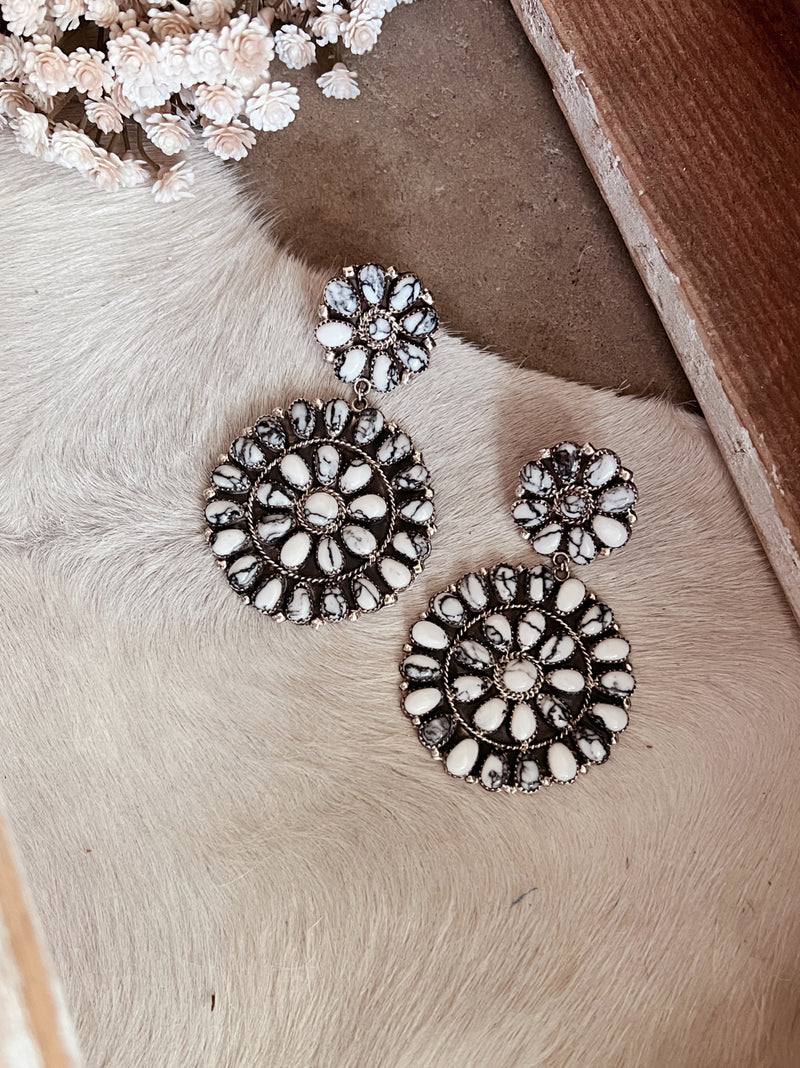 Bilaganna Navajo Sterling Silver Earrings | gussieduponline