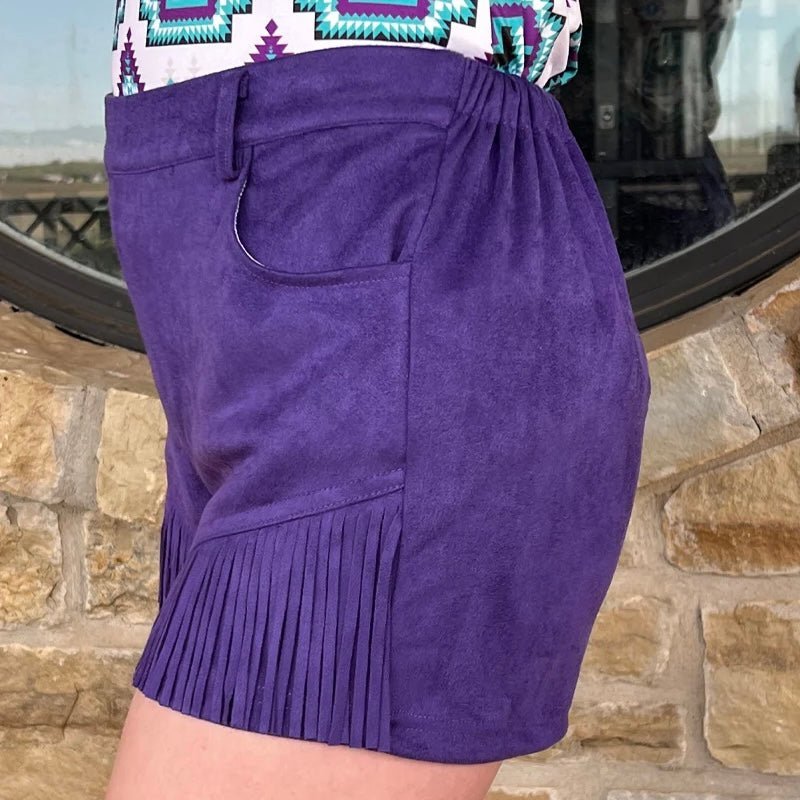 Nashville Babe Purple Shorts* | gussieduponline