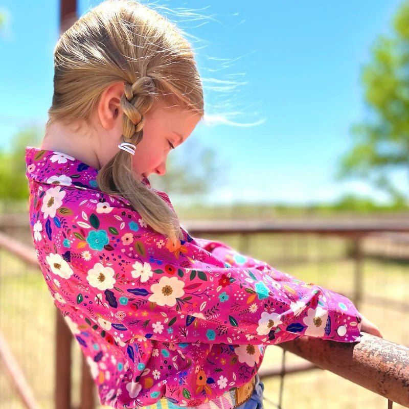 KIDS Flower Power Top | gussieduponline