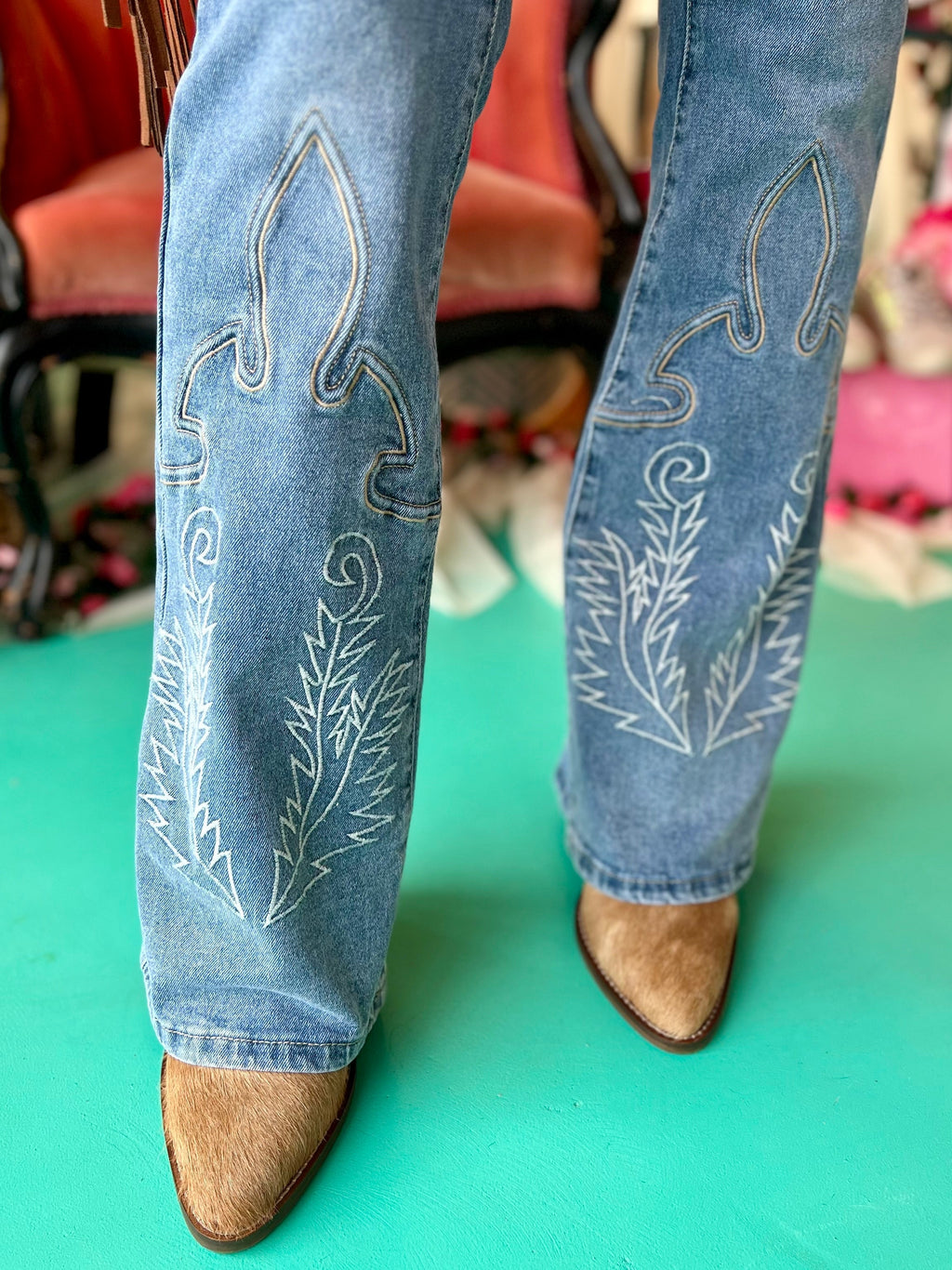 Blame It On My Roots Jeans | gussieduponline