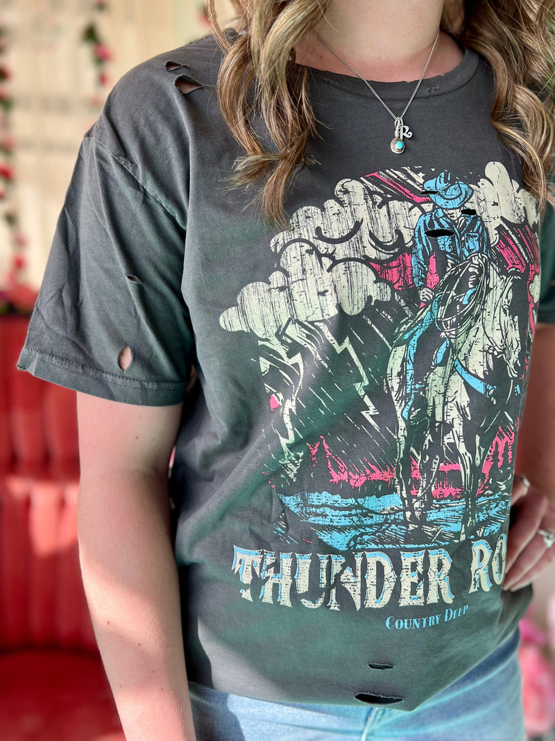 Thunder Rolls Holy Tee | gussieduponline