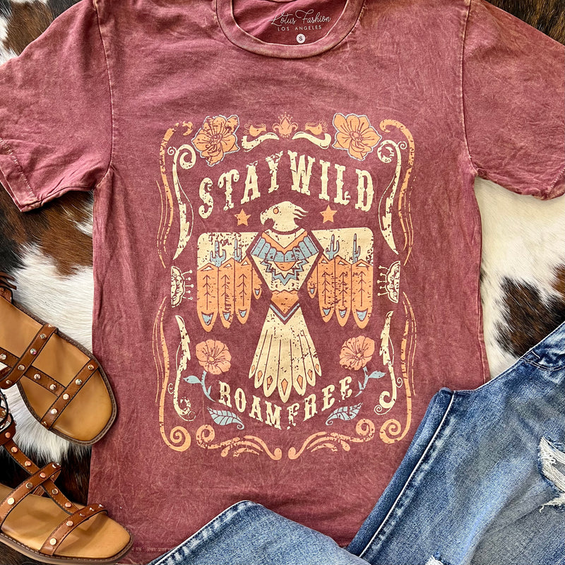 Stay Wild Roam Free Tees | gussieduponline