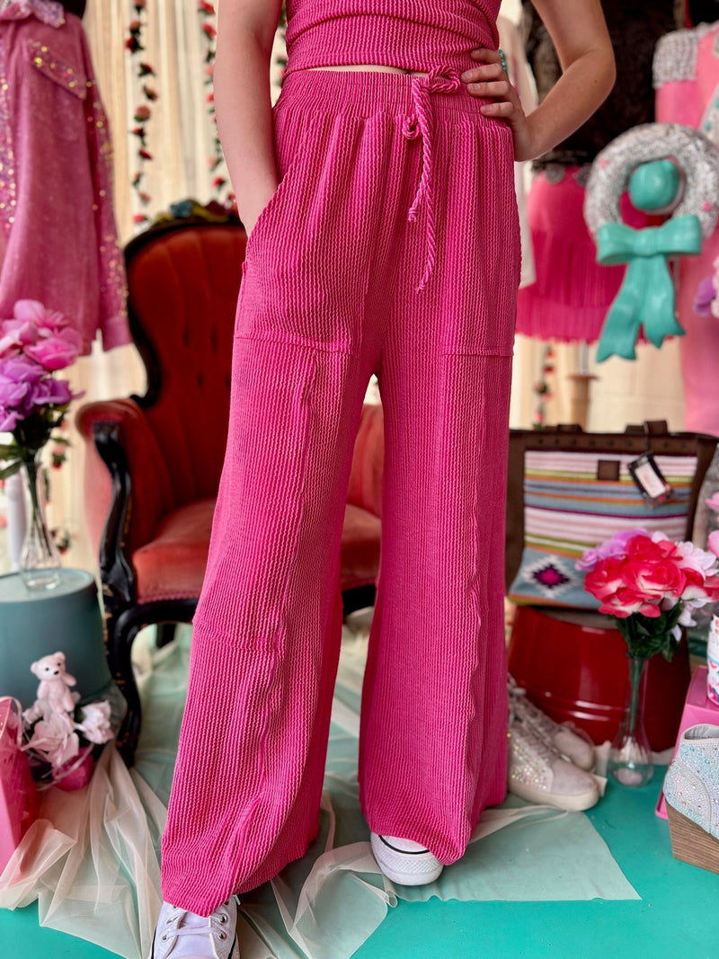Pink Clout Lounger Pants | gussieduponline