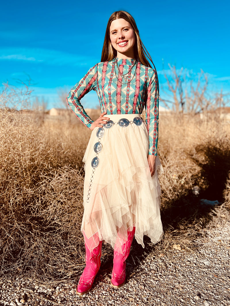 Whisping Layers of a Cowgirl Skirt | gussieduponline