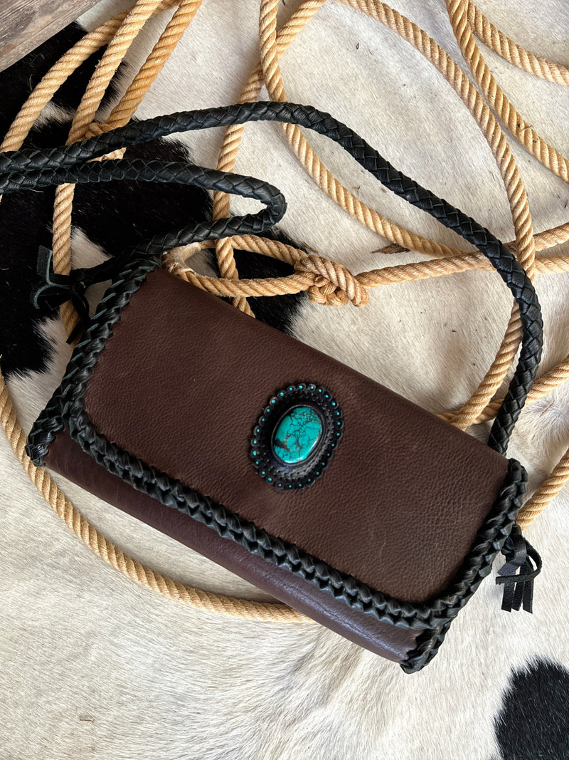 Darling Blue Eyes Leather Bag | gussieduponline