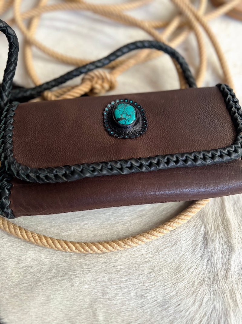 Darling Blue Eyes Leather Bag | gussieduponline