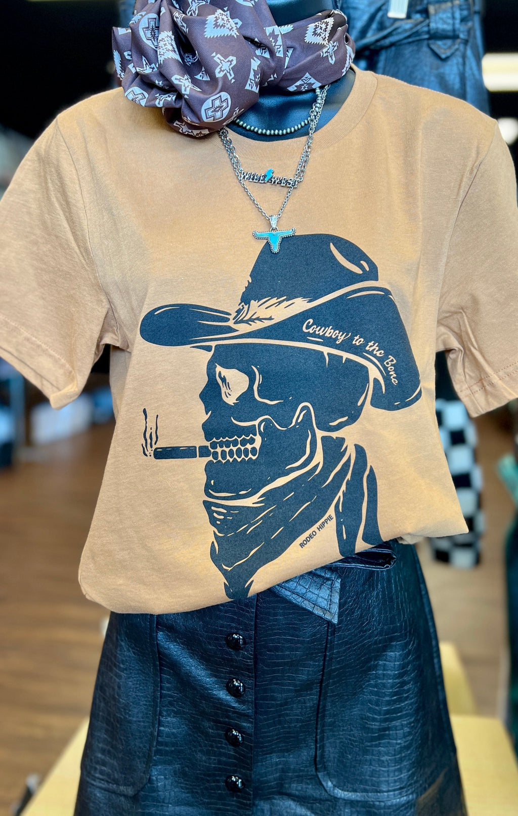 Cowboy To The Bone Tee | gussieduponline