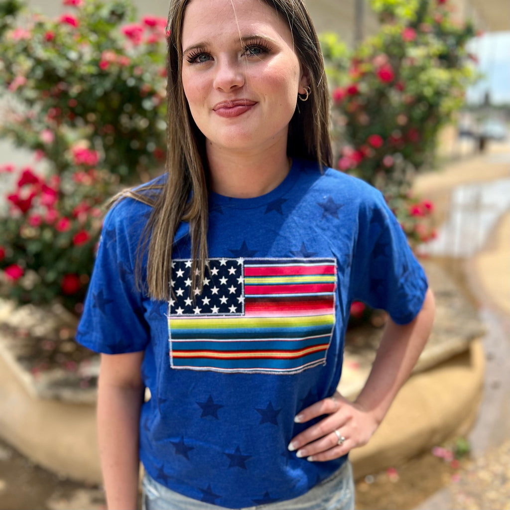 Brightly Patriotic Tee | gussieduponline