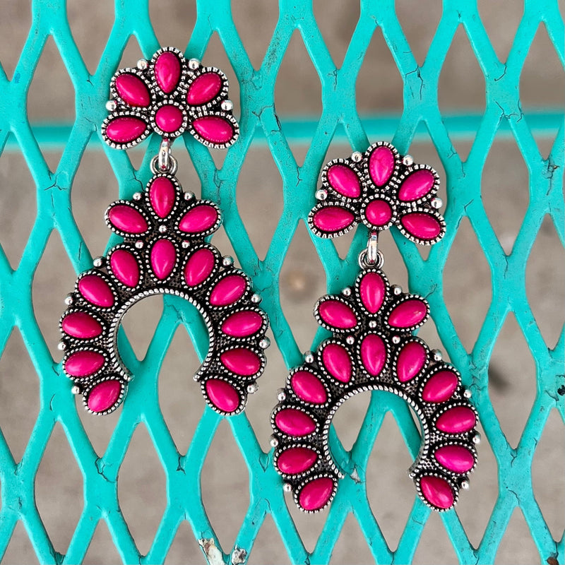 Crowned in Pink Earrings | gussieduponline