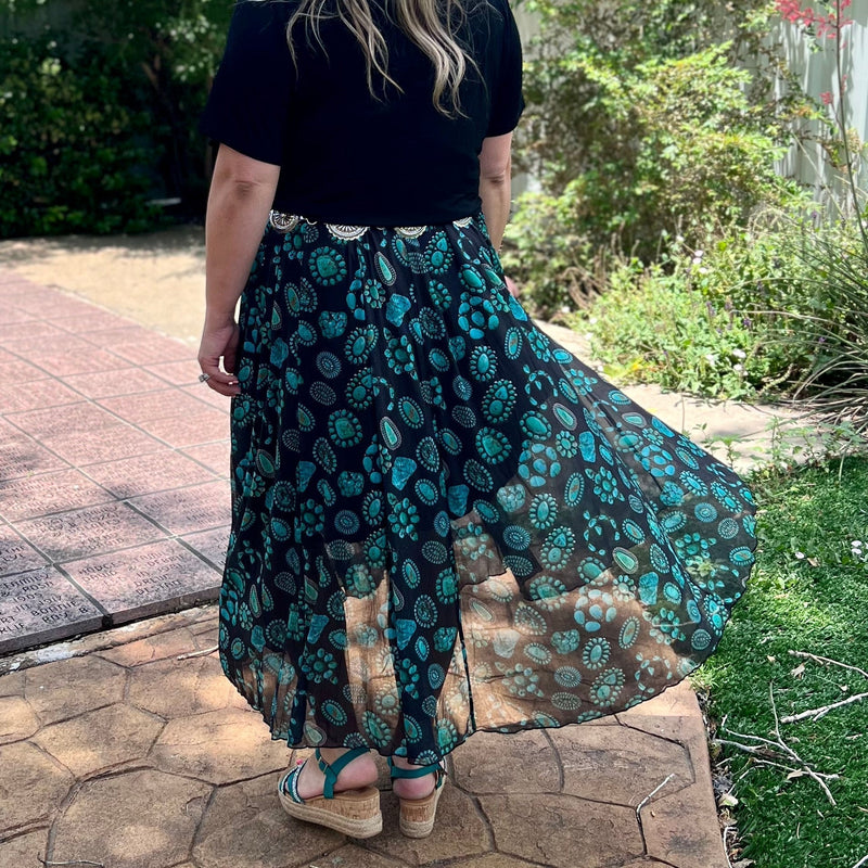 Concho Kreek Maxi Skirt | gussieduponline